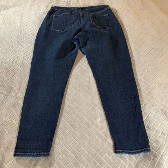 Banana Republic Womens 32 Denim Jeans Blue Skinny Ankle Dark Wash High Rise - Picture 8 of 11